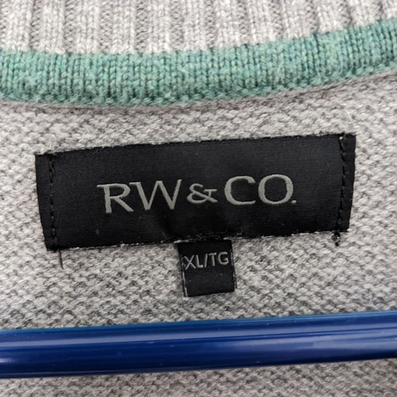 RW&CO. Mens XL zipper Sweater - Picture 6 of 6